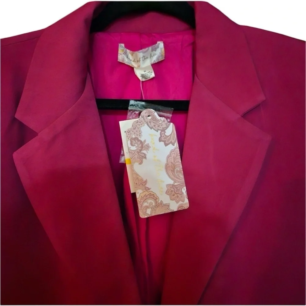 NWT Band of the Free Oversized One Button Blazer Size Large - Picture 3 of 4